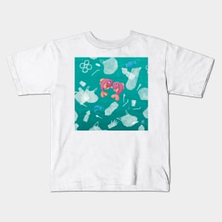 Plastic ocean Kids T-Shirt